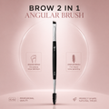 IRACOSMETICS BROW 2 IN 1 ANGULAR BRUSH IC-02