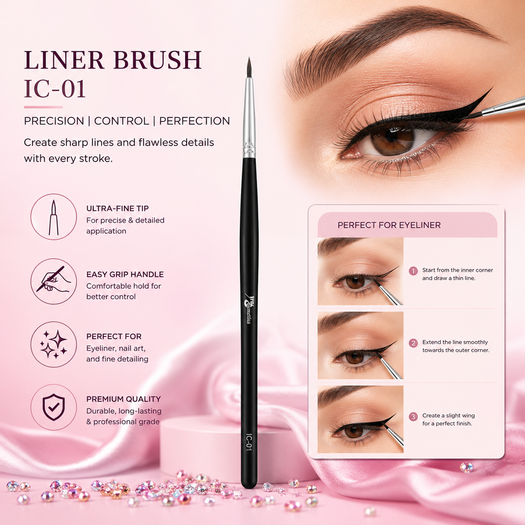 IRACOSMETICS EYELINER BRUSH IC-01