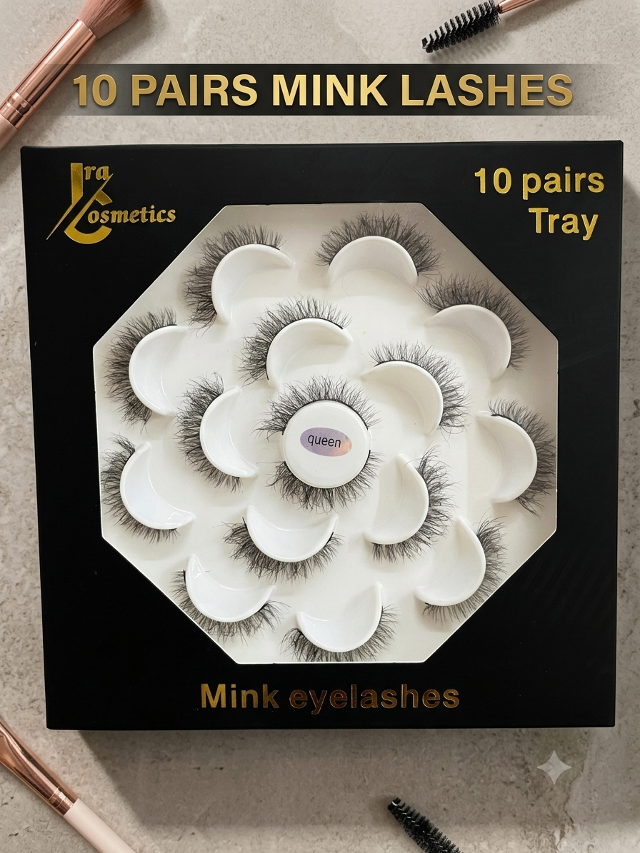 Mink Eyelashes 10 Pairs