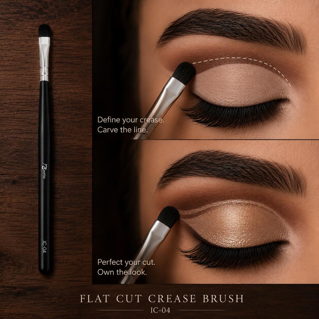 Iracosmetics Flat Cut Crease Brush ic-04